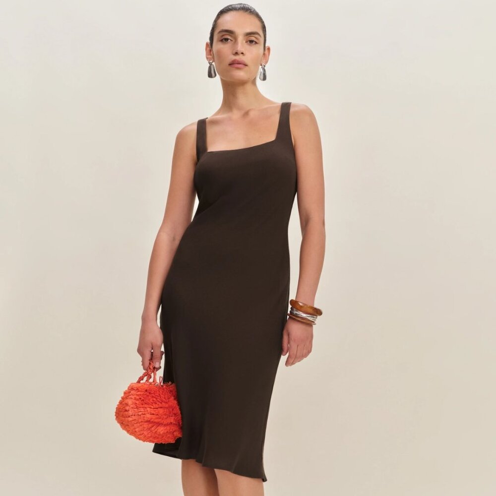 NWT Reformation Iro Dress - Brown